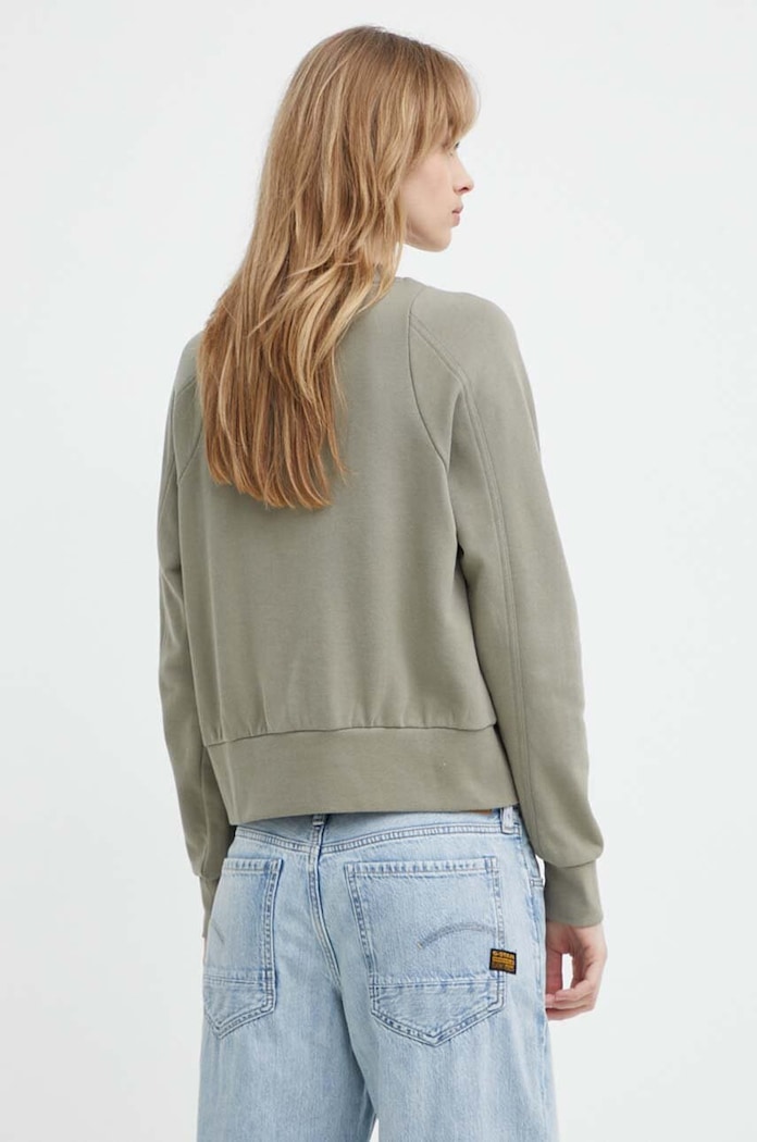 Odzież G-Star bluza bawełniana D24375.D562 zielony