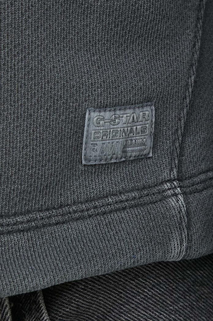 Bavlněná mikina G-Star D24402.D575 šedá