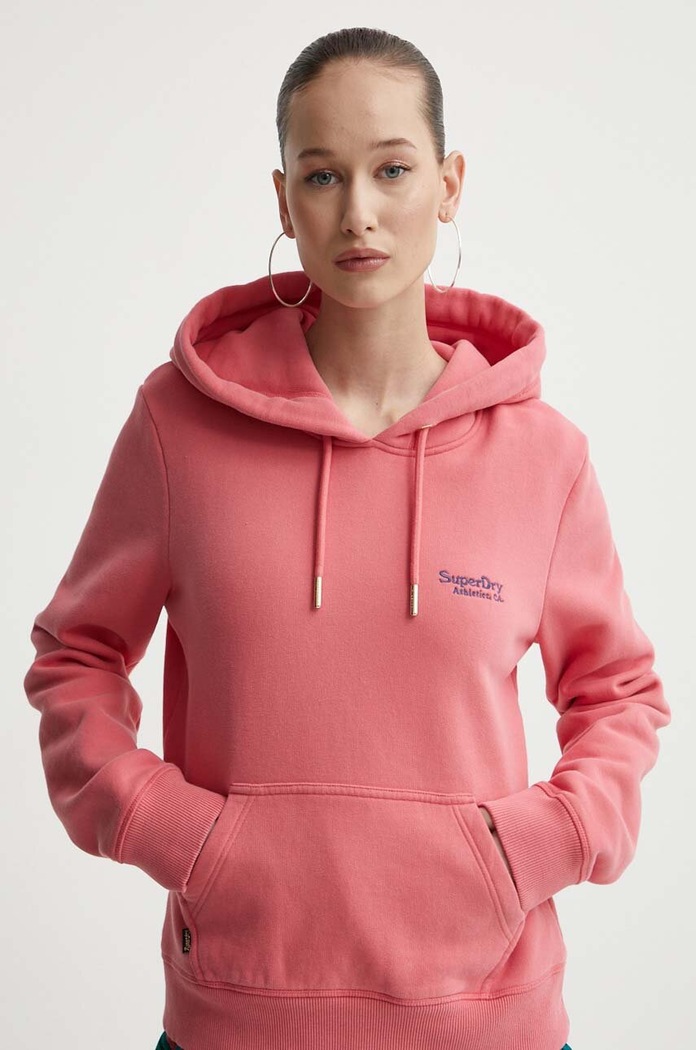 Mikina Superdry s kapucňou ružová W2012049A.9VN