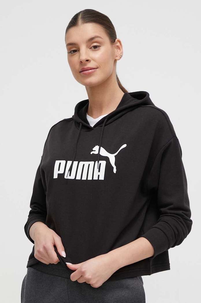 Puma bluza z kapturem czarny 586870