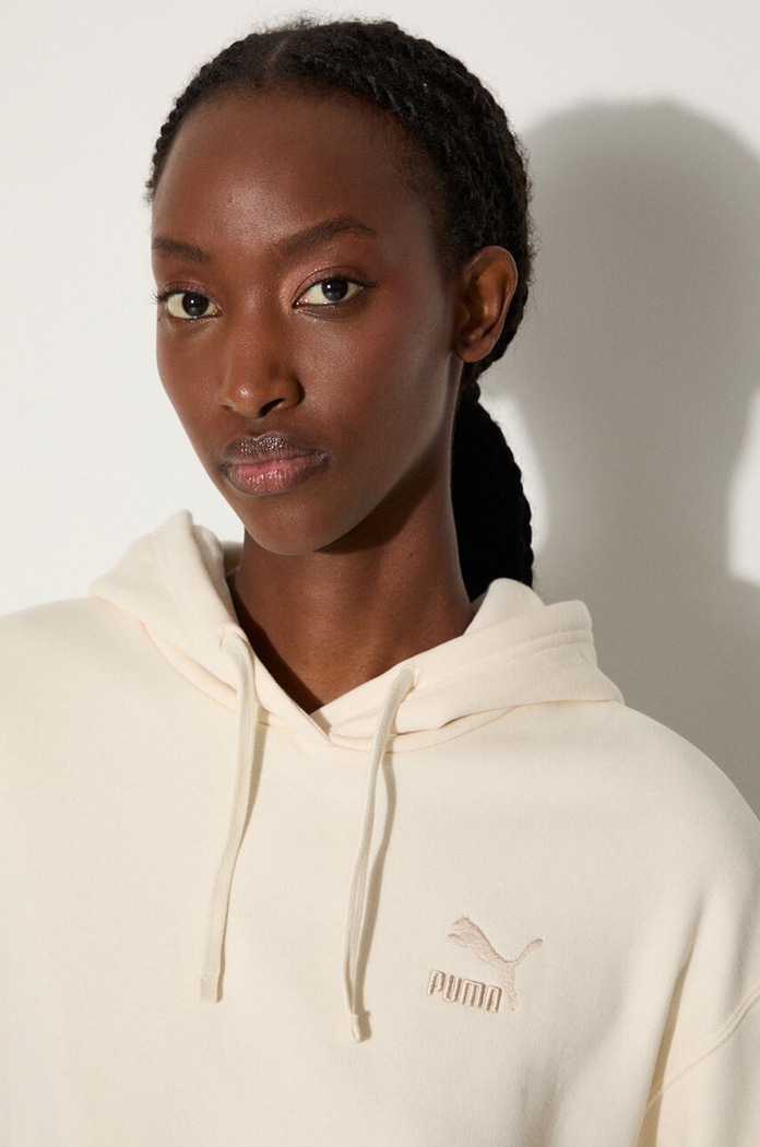 Βαμβακερή μπλούζα Puma BETTER CLASSIC 624229 μπεζ