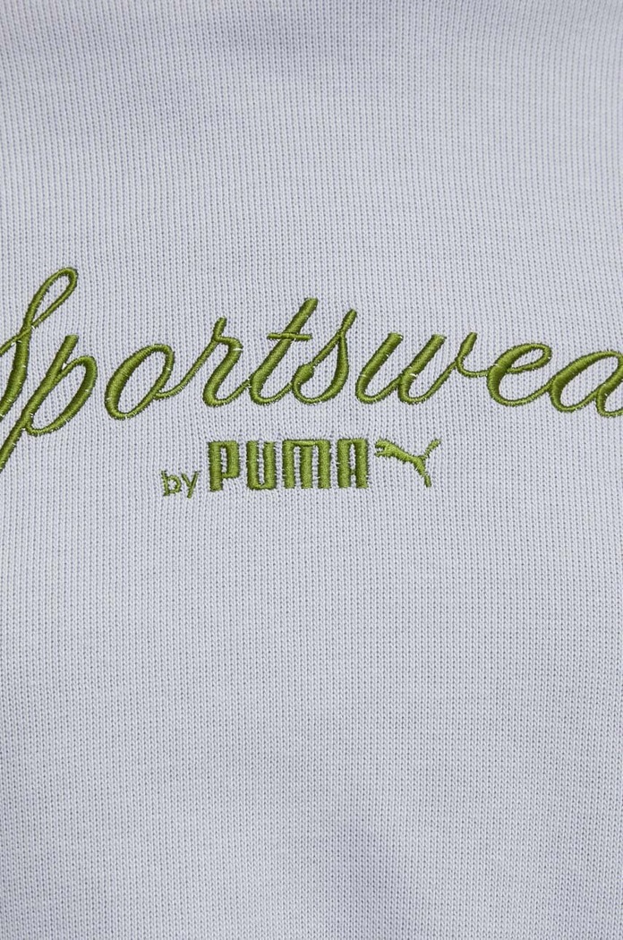 Βαμβακερή μπλούζα Puma 624273 γκρί