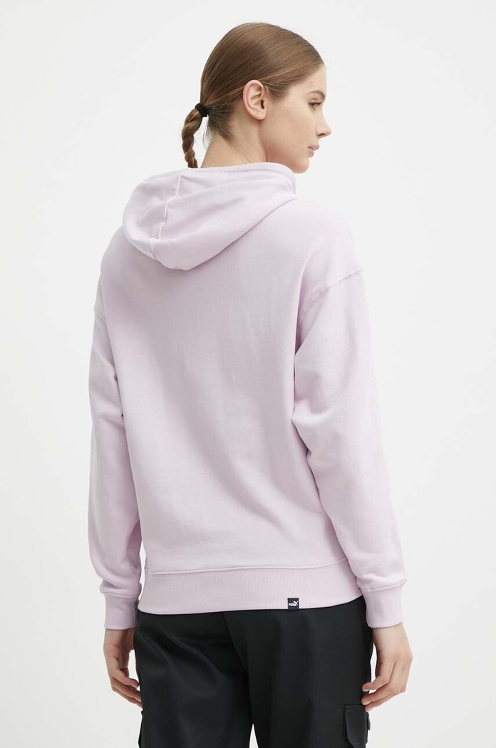 Odzież Puma bluza bawełniana HER 677885 fioletowy
