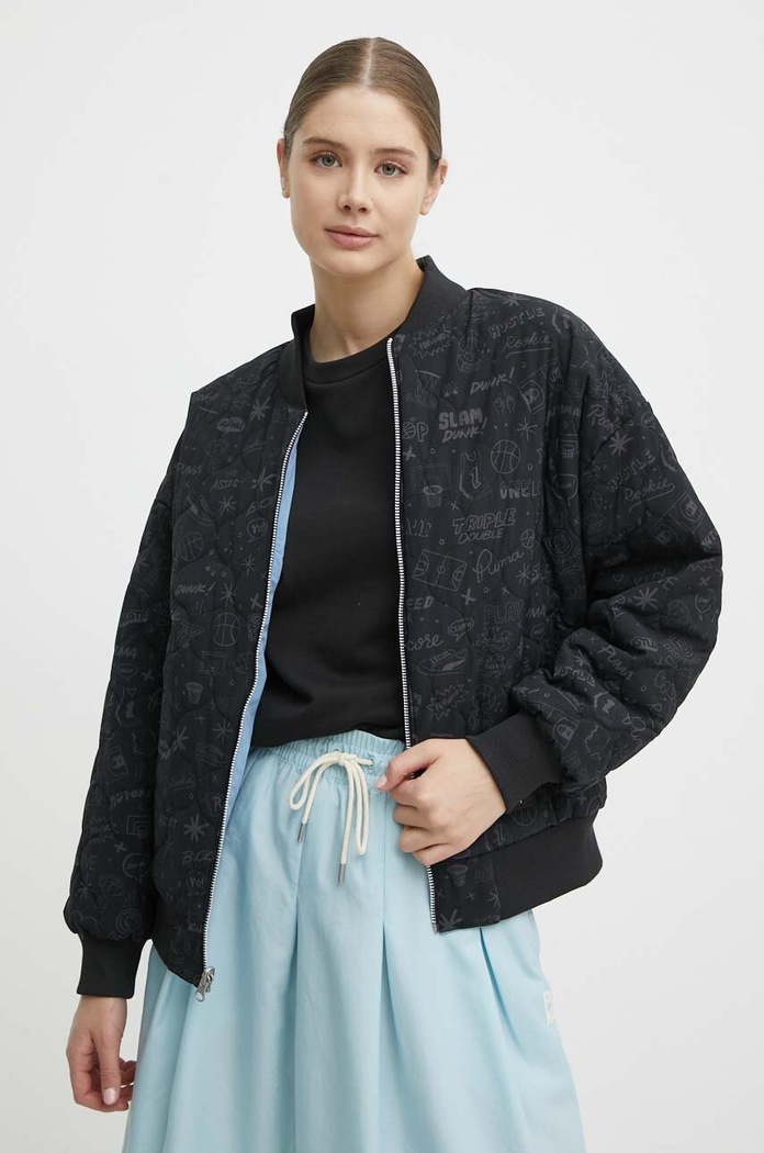 Obojstranná bunda bomber Puma PUMA X SOPHIA CHANG 624627 modrá SS24