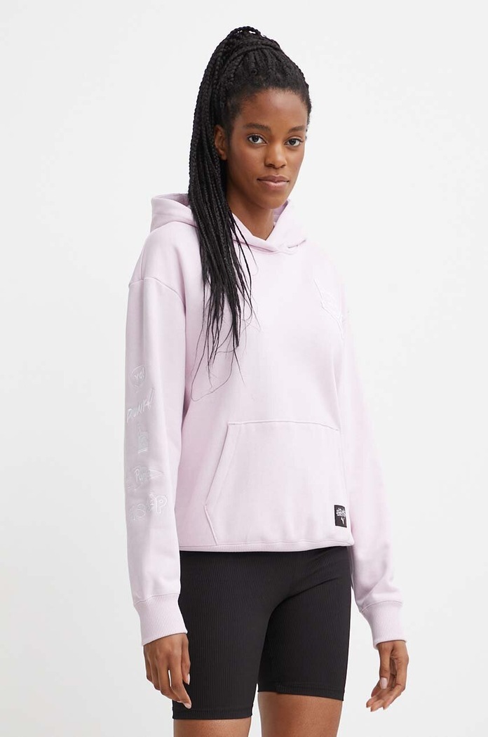Puma bluza bawełniana PUMA X SOPHIA CHANG różowy 624629