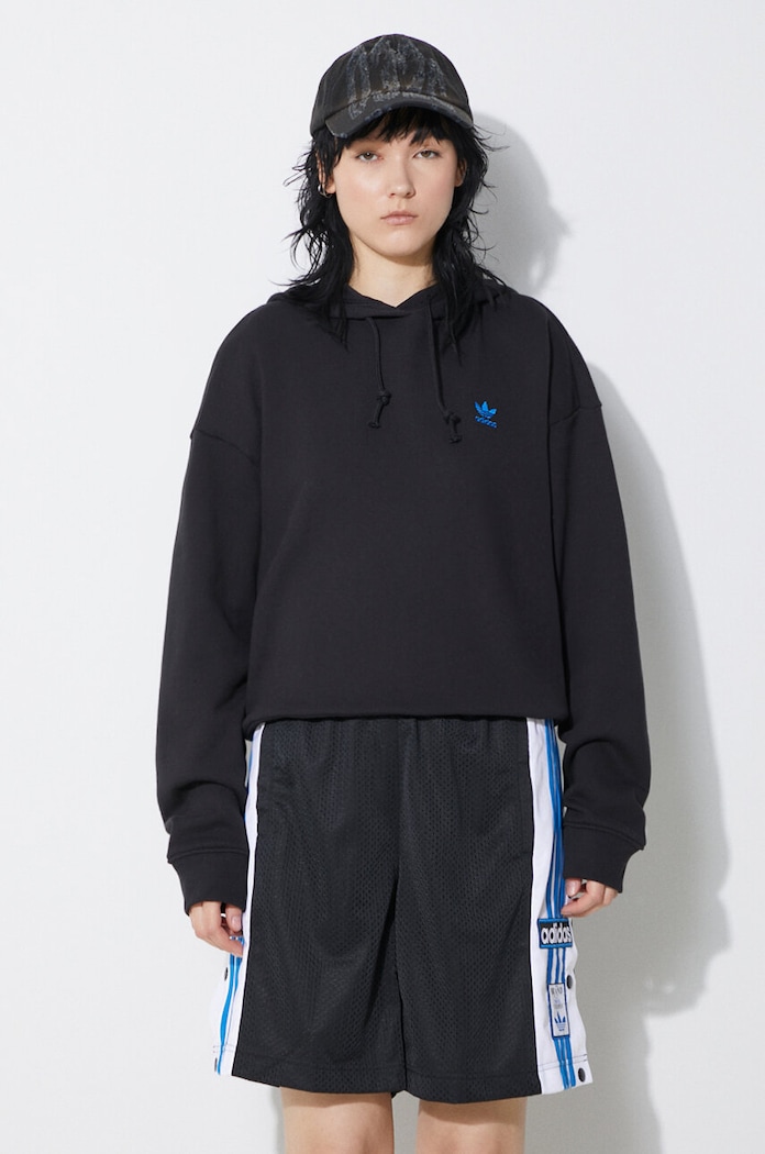 adidas Originals cotton sweatshirt cotton black IU2458