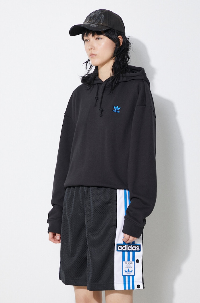 adidas Originals cotton sweatshirt black IU2458