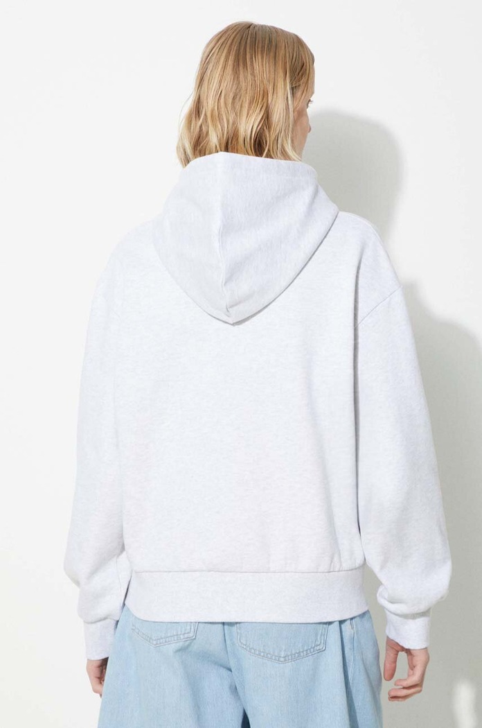 Дрехи Памучен суичър Carhartt WIP Hooded Casey Sweatshirt I032644.1DQXX сив