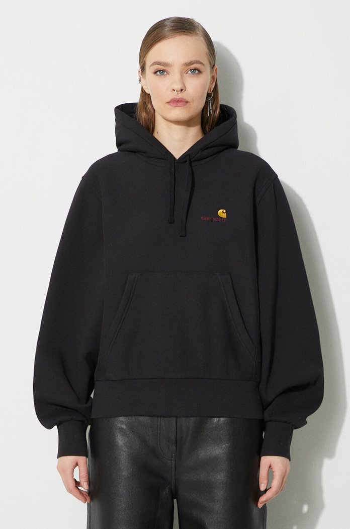 Carhartt WIP felpa HD American Script Sweat nero I033650.89XX