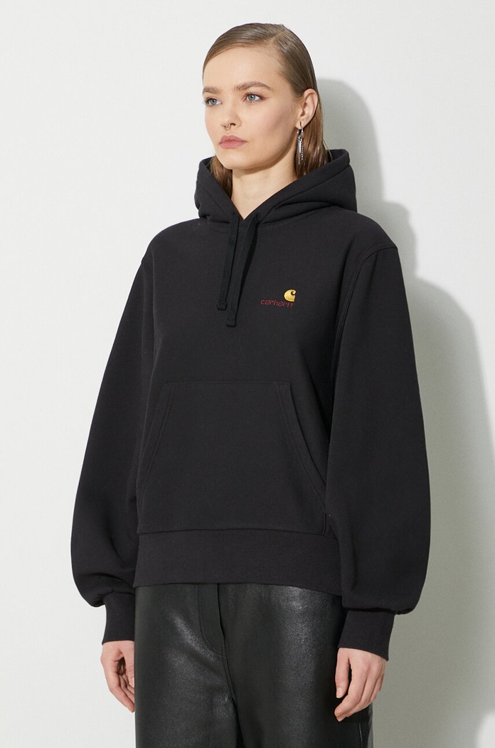 Carhartt WIP felpa HD American Script Sweat I033650.89XX nero