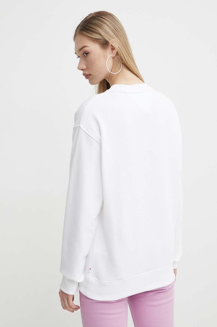 Odzież Tommy Jeans bluza DW0DW17782 biały