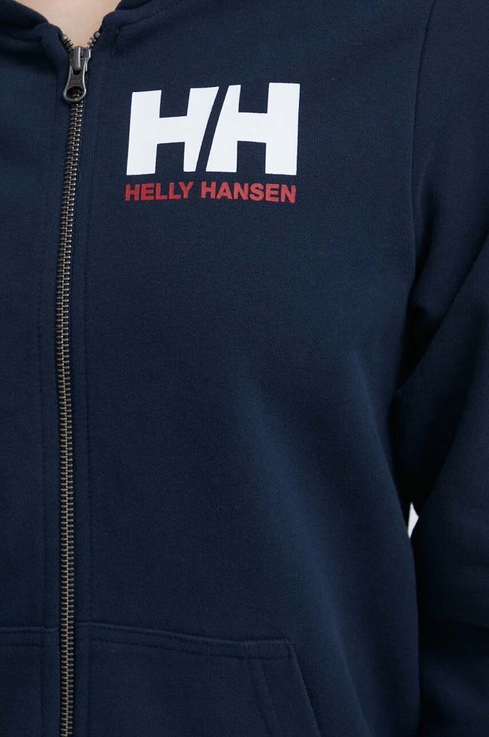 Bavlnená mikina Helly Hansen 34461 tmavomodrá