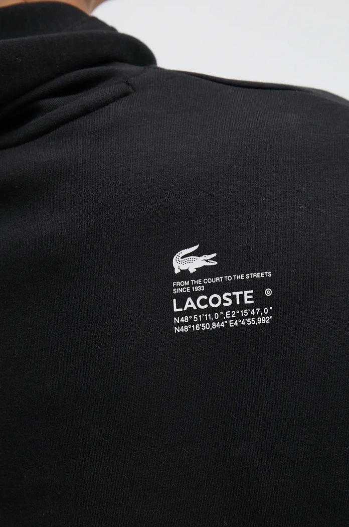 Μπλούζα Lacoste SF0281 μαύρο