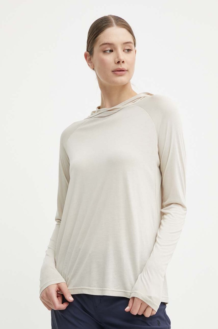 Viking longsleeve sportowy Canby regular beżowy 500.26.6282