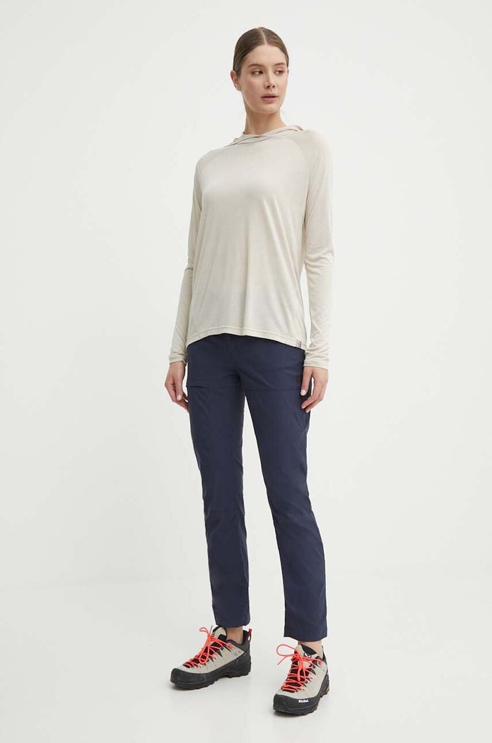 Viking longsleeve sportowy Canby 500.26.6282 beżowy SS25