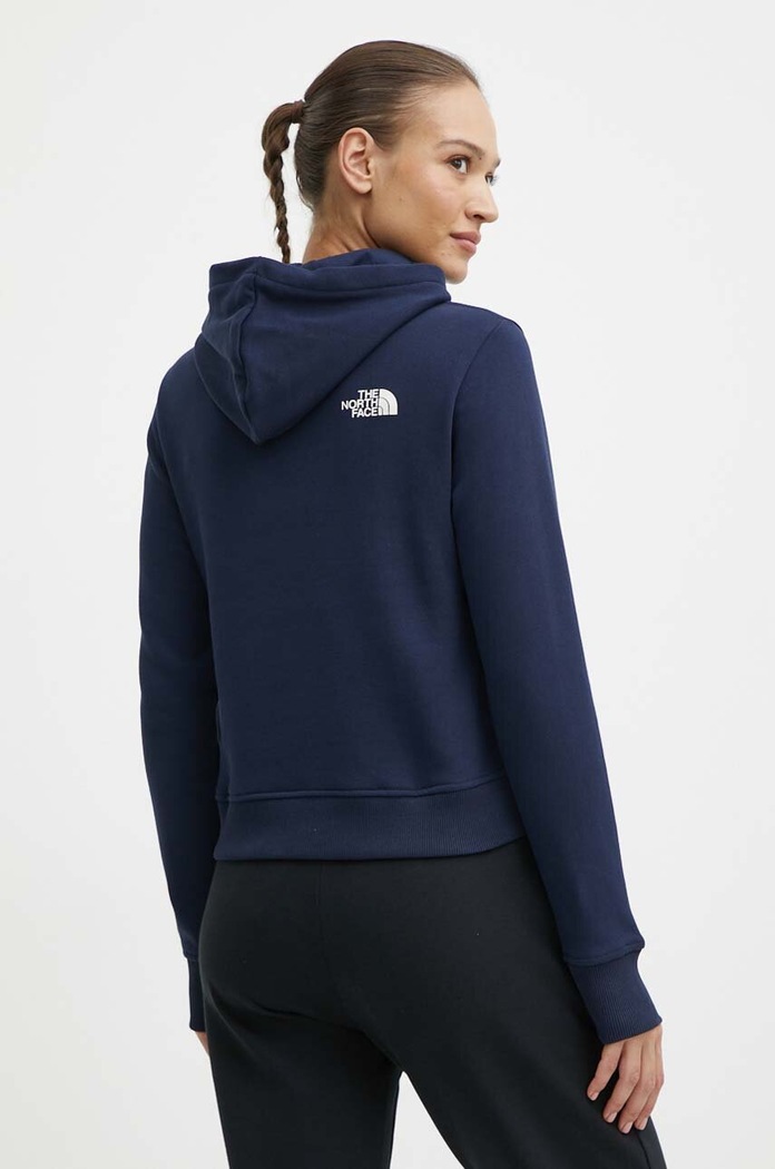 Îmbrăcăminte The North Face Hanorac de bumbac NF0A87EX8K21 bleumarin