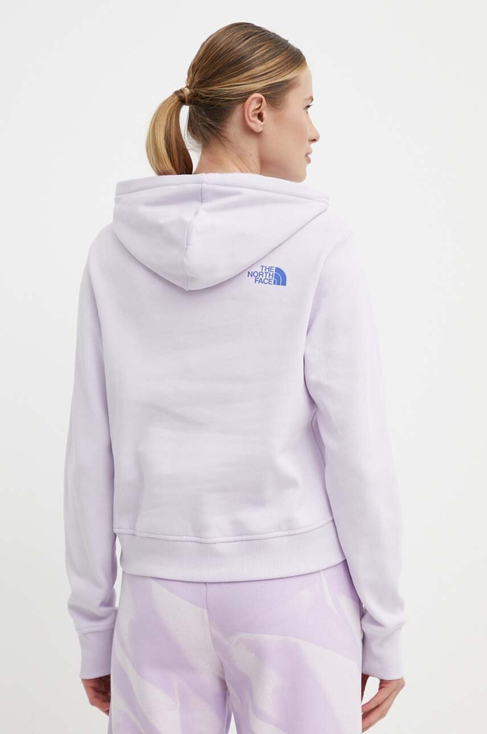 Îmbrăcăminte The North Face hanorac de bumbac NF0A87EXPMI1 violet