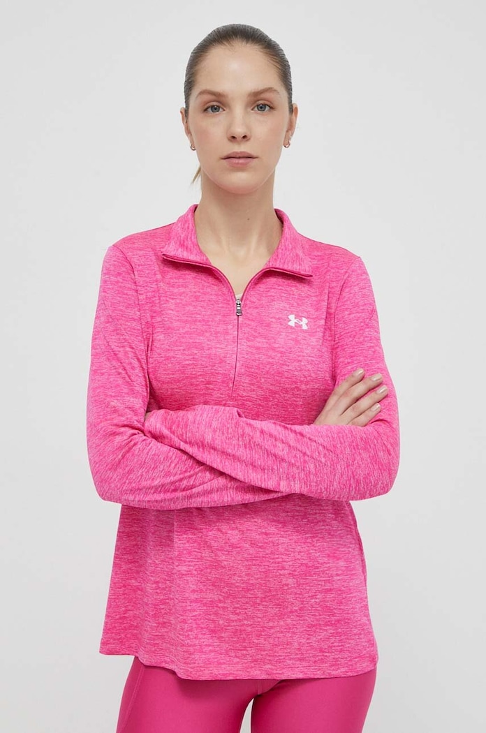 Under Armour hanorac de antrenament Tech 1 melanj roz 1384225
