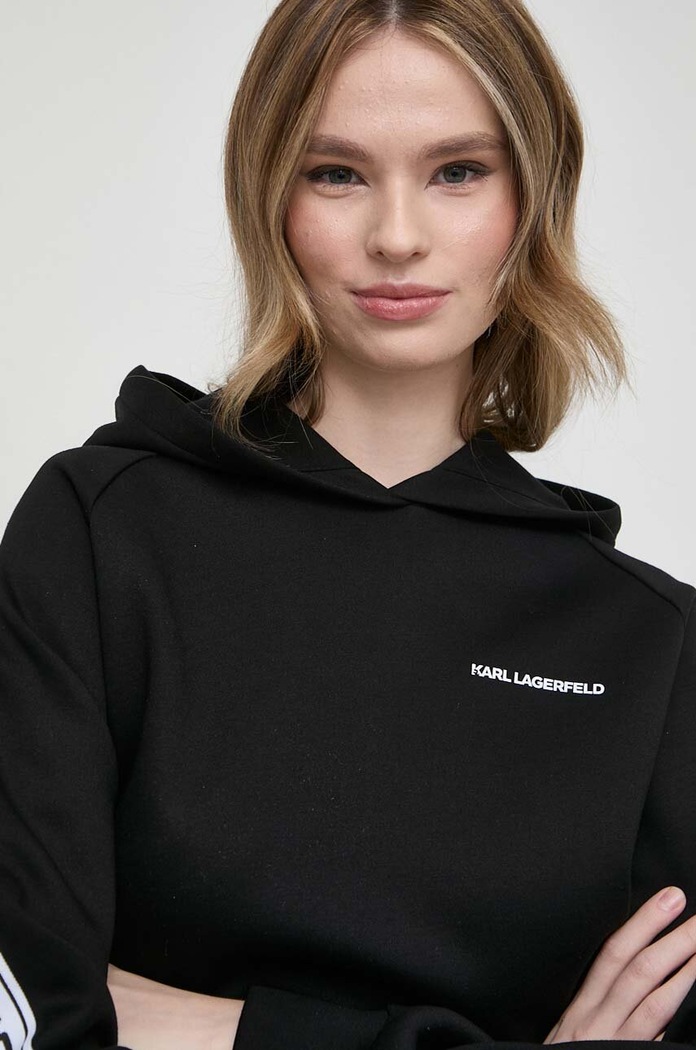 Karl Lagerfeld bluza czarny 241W1807