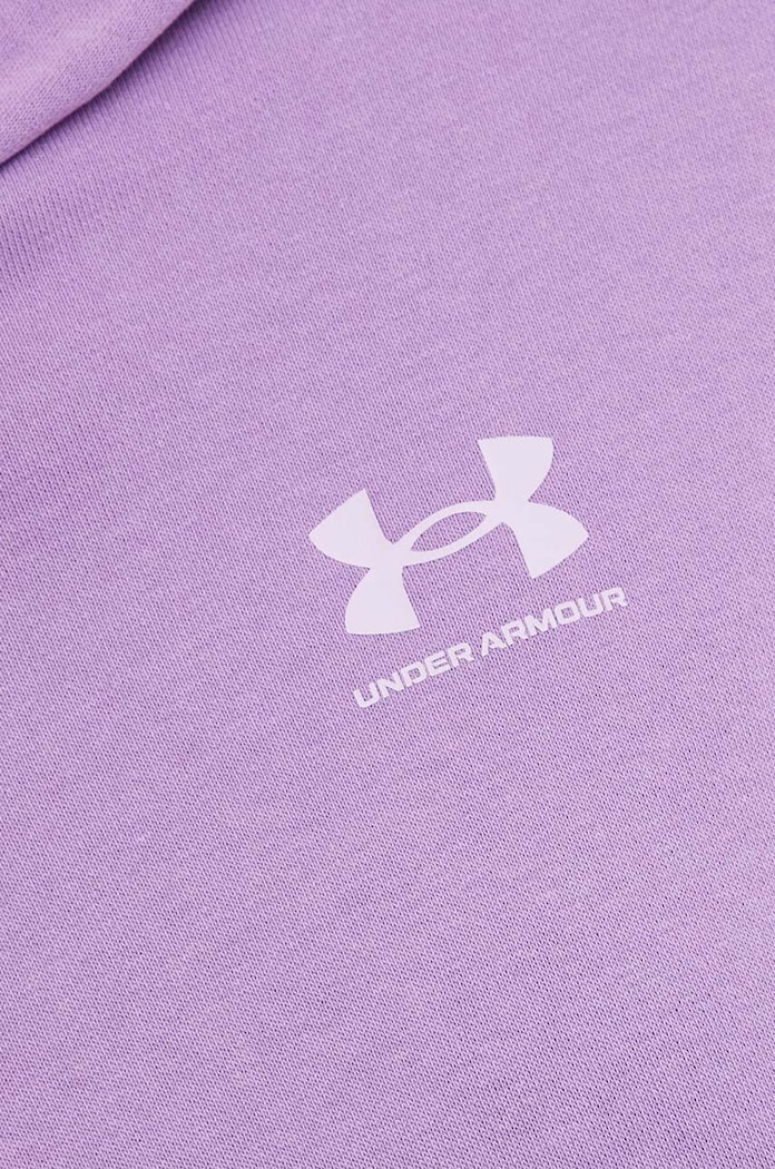 Under Armour bluza treningowa Rival 1382736 fioletowy