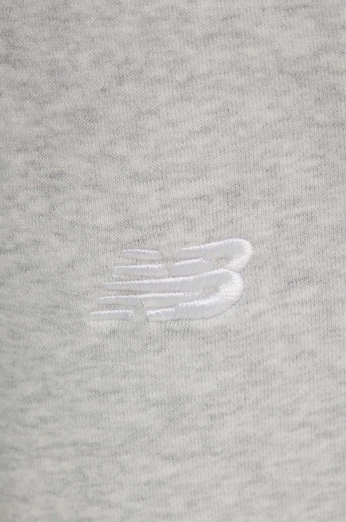 New Balance felső French Terry Small Logo Hoodie WT41507AHH szürke