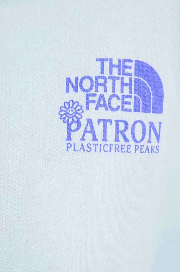 Βαμβακερή μπλούζα The North Face NF0A87DYO0R1 μπλε