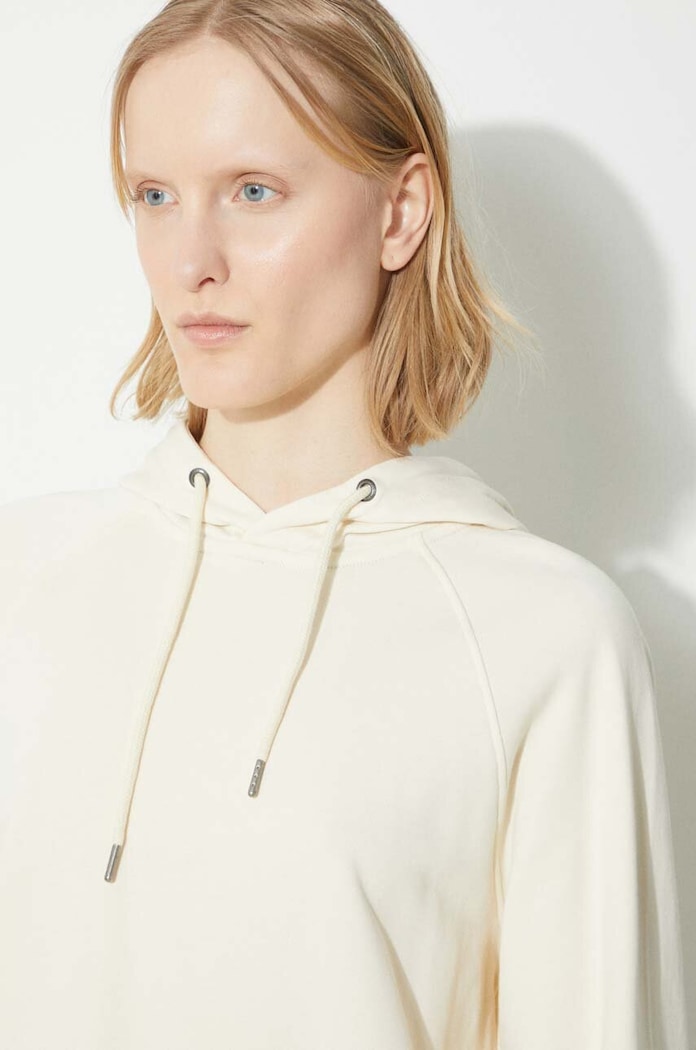 Fjallraven bluza bawełniana Vardag Hoodie W F86987.113 beżowy