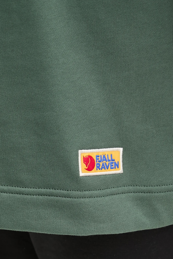 Βαμβακερή μπλούζα Fjallraven Vardag Hoodie W F86987.679 τιρκουάζ