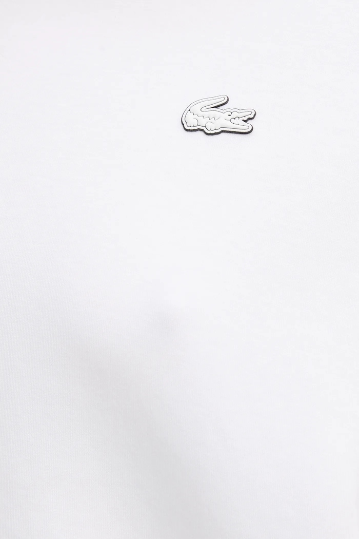 Lacoste bluza oversize z bawełną damska SF5614 biały
