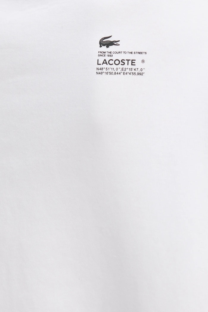 Lacoste bluza oversize z bawełną damska SF5614