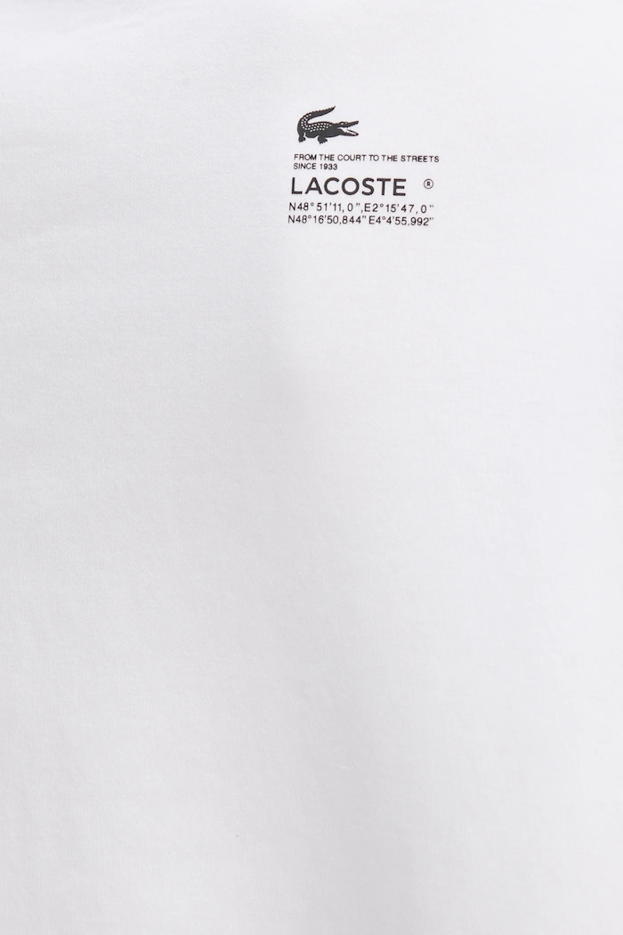Lacoste bluza oversize z bawełną damska SF5614