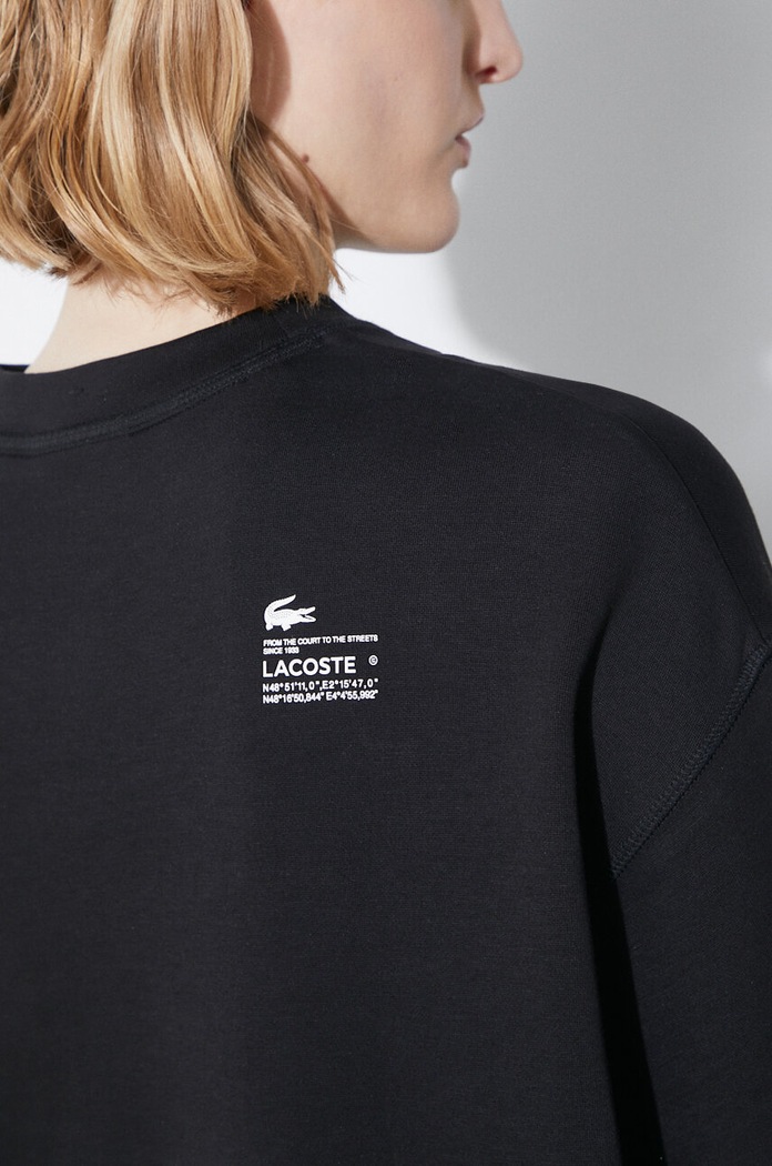 Lacoste μπλούζα oversize με βαμβάκι Γυναικεία SF5614