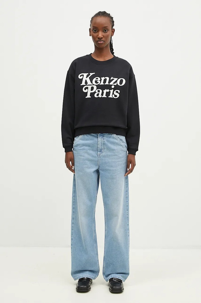 Bavlněná mikina Kenzo by Verdy Regular Sweatshirt FE52SW1274MF.99 černá