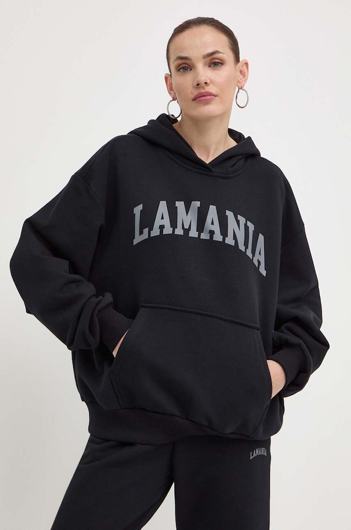 La Mania bluza FINE z kapturem czarny FINE