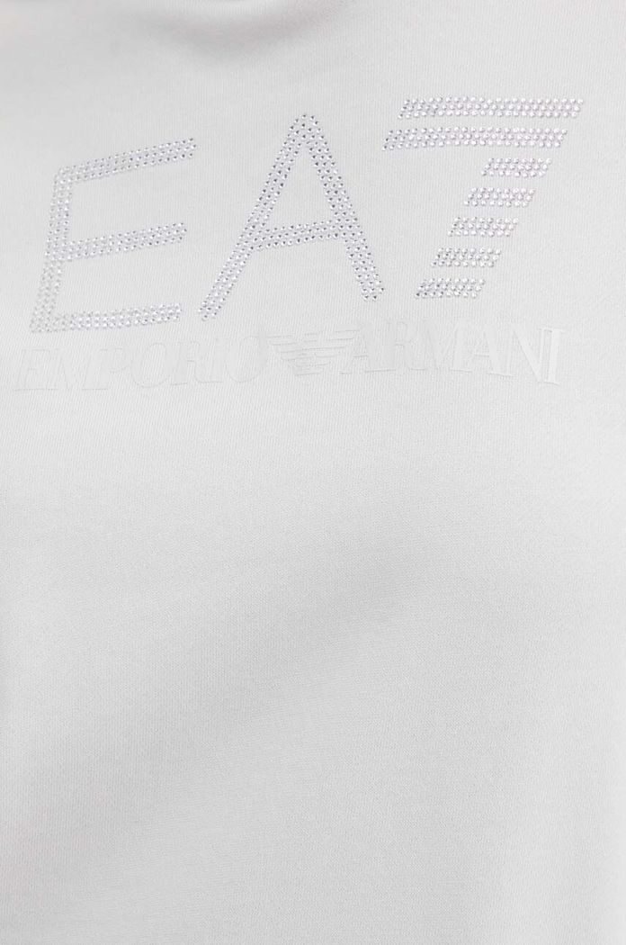 EA7 Emporio Armani pamut melegítőfelső 3DTM23.TJSYZ.1938 szürke