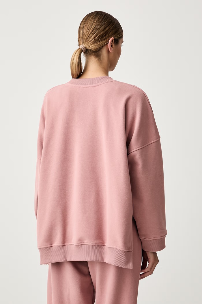 Odzież JOYINME Bluza sportowa damska z bawełną Kind Bluza.Oversize.Kind różowy