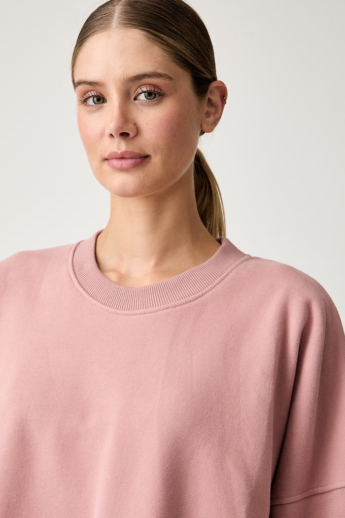 Bluza sportowa damska z bawełną Kind JOYINME Bluza.Oversize.Kind różowy