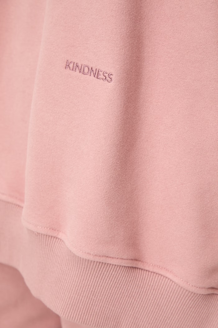 Bluza sportowa damska z bawełną Kind JOYINME różowy Bluza.Oversize.Kind