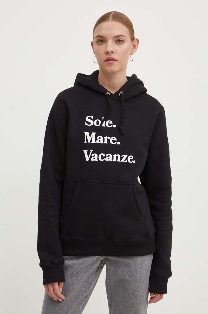 Mikina Drivemebikini Sole Mare Vacanze černá 2024.DRV.029.BL