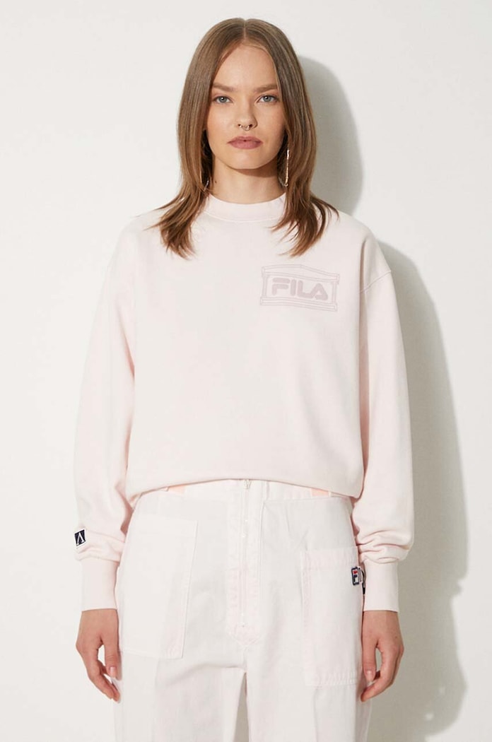 Fila felpa in cotone Fila x Aries rosa 42PS24ST010122270227