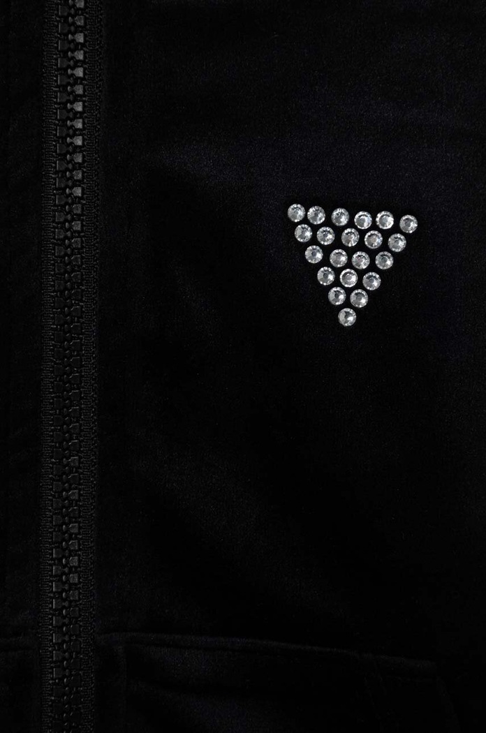 Dziewczynka Guess Bluza welurowe dziecięce J4RQ22.KBXI2.PPYH czarny
