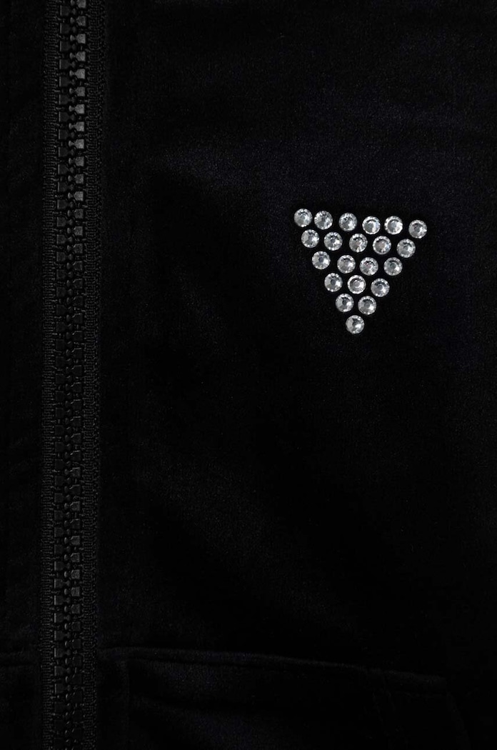 Dziewczynka Guess Bluza welurowe dziecięce J4RQ22.KBXI2.PPYH czarny