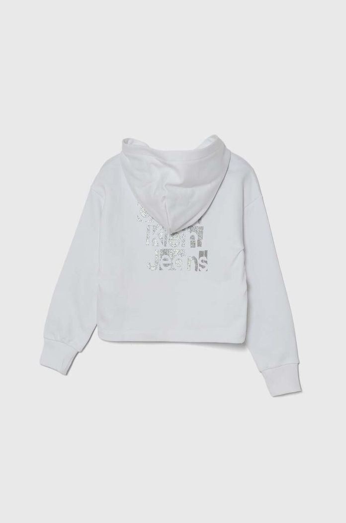 Calvin Klein Jeans bluza bawełniana dziecięca IG0IG02304.128.176.PPYH biały SS24