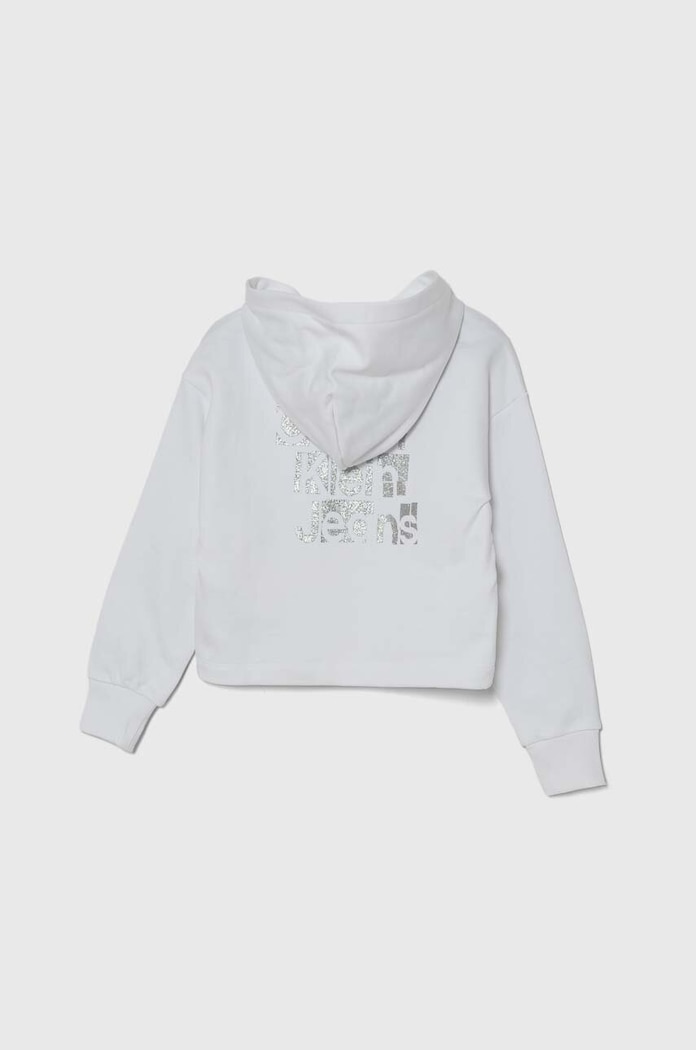 Calvin Klein Jeans bluza bawełniana dziecięca IG0IG02304.128.176.PPYH biały SS24