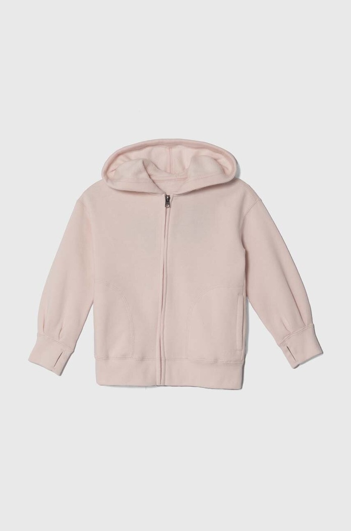 Dětská mikina Abercrombie & Fitch s kapucí růžová KI252.4039