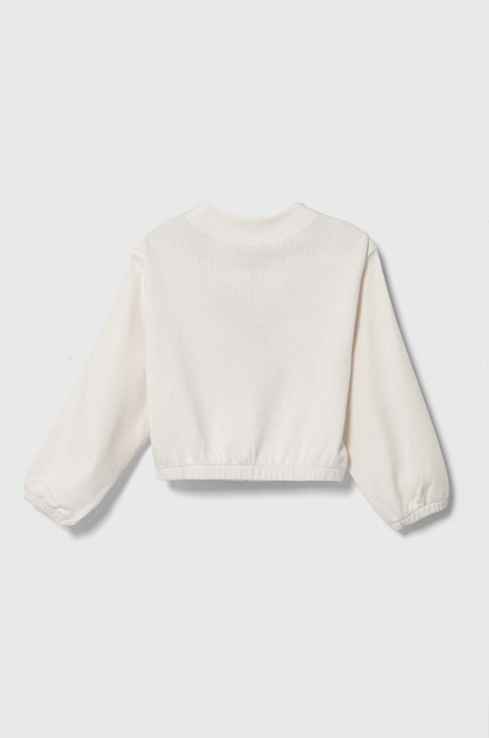 Dječja pamučna dukserica Emporio Armani 3D3B09.3J5TZ bijela SS24