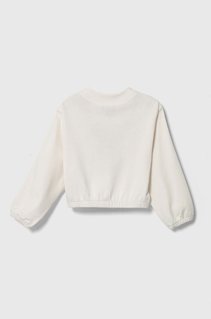 Dječja pamučna dukserica Emporio Armani 3D3B09.3J5TZ bijela SS24