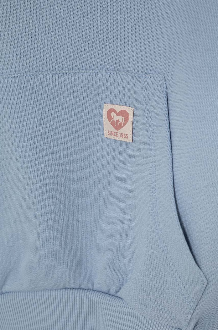Dziewczynka United Colors of Benetton bluza bawełniana dziecięca 3J68C203K.G.Seasonal niebieski