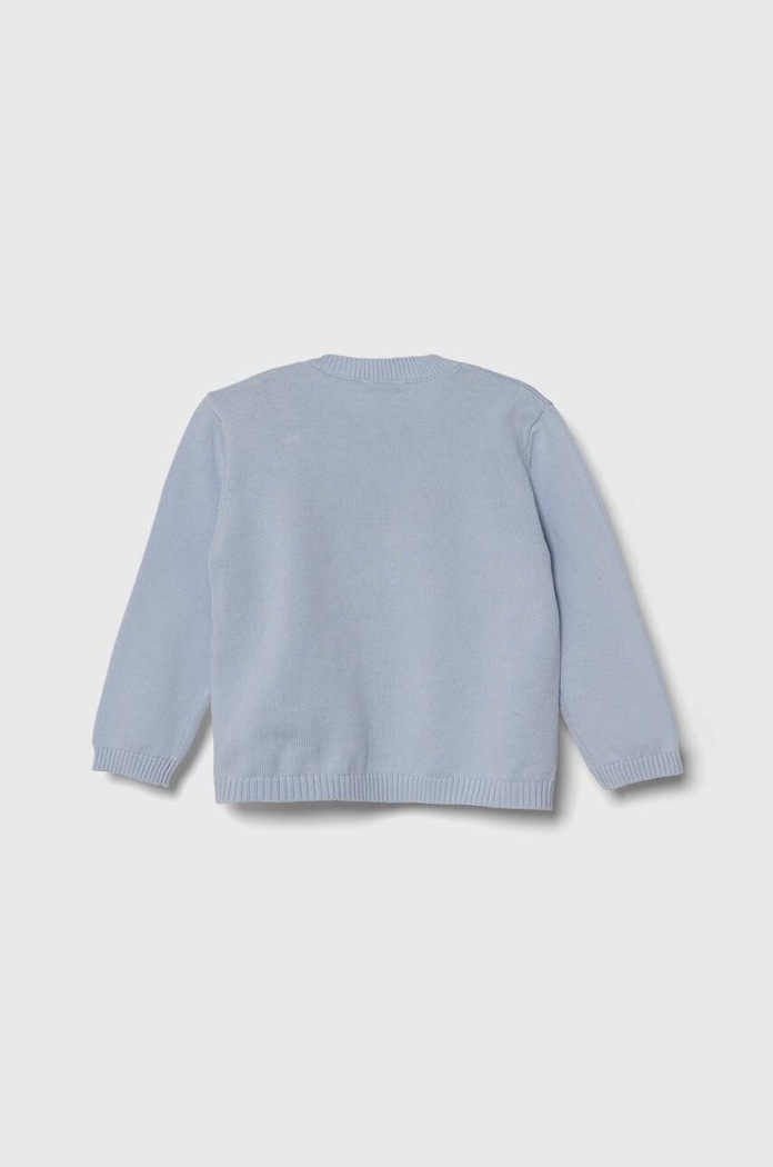 Dětský bavlněný svetr United Colors of Benetton 10C1B100W.W.Seasonal modrá SS24