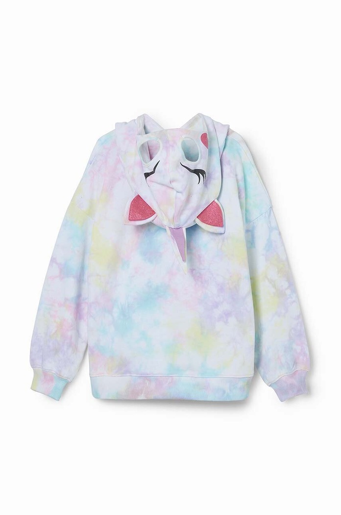 Desigual bluza bawełniana dziecięca 24SGSK05 niebieski SS24